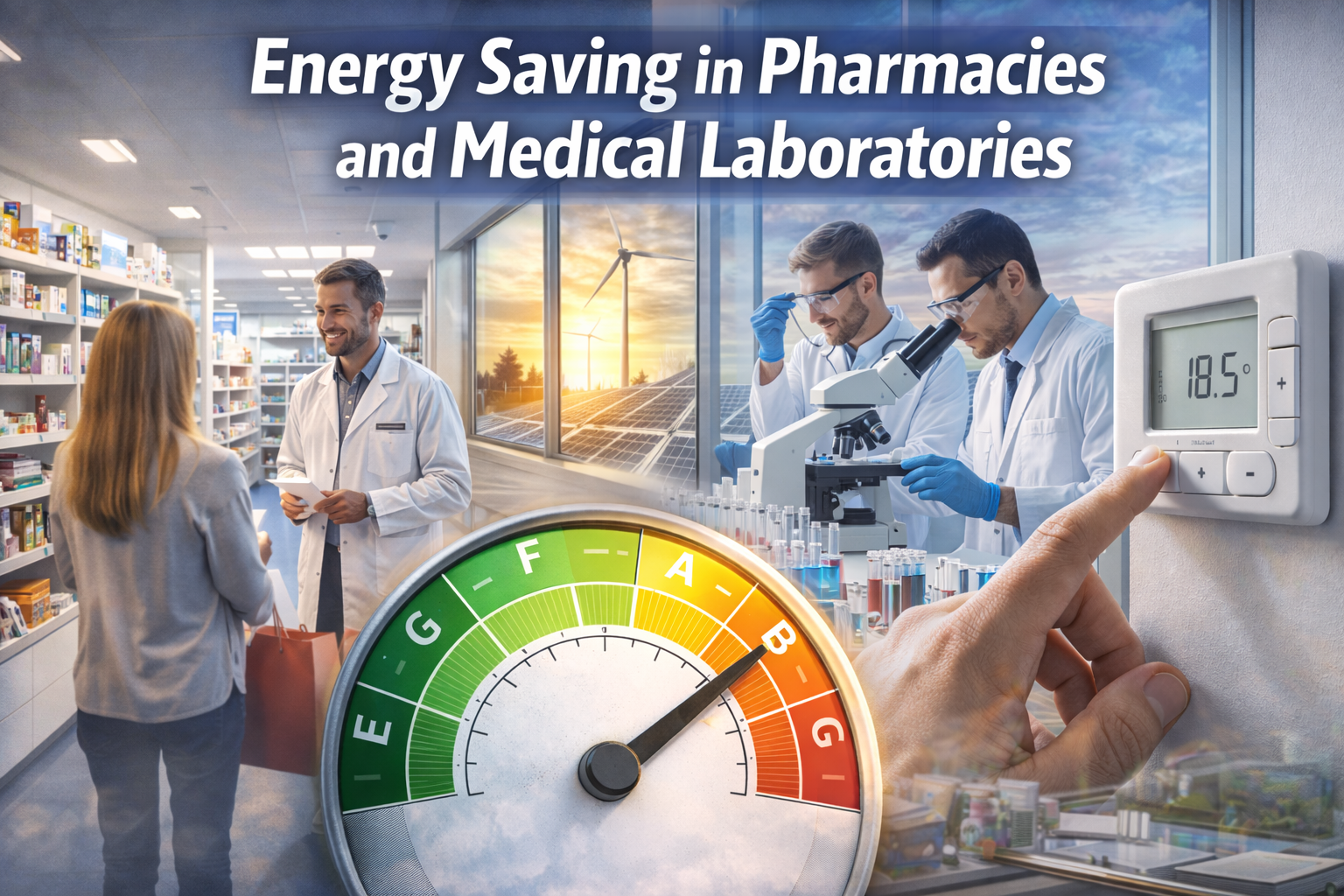 Energy Saving in Pharmacies and Medical Laboratories
