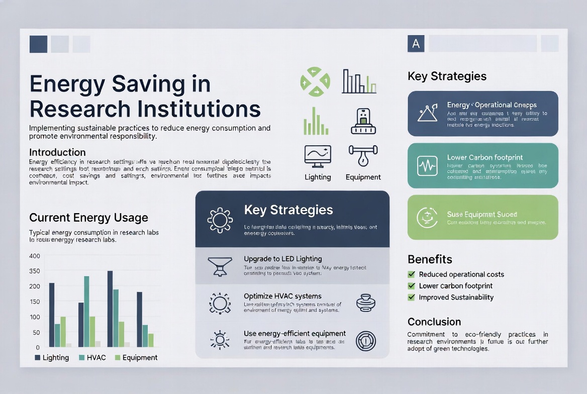 Energy Saving in Research Institutions