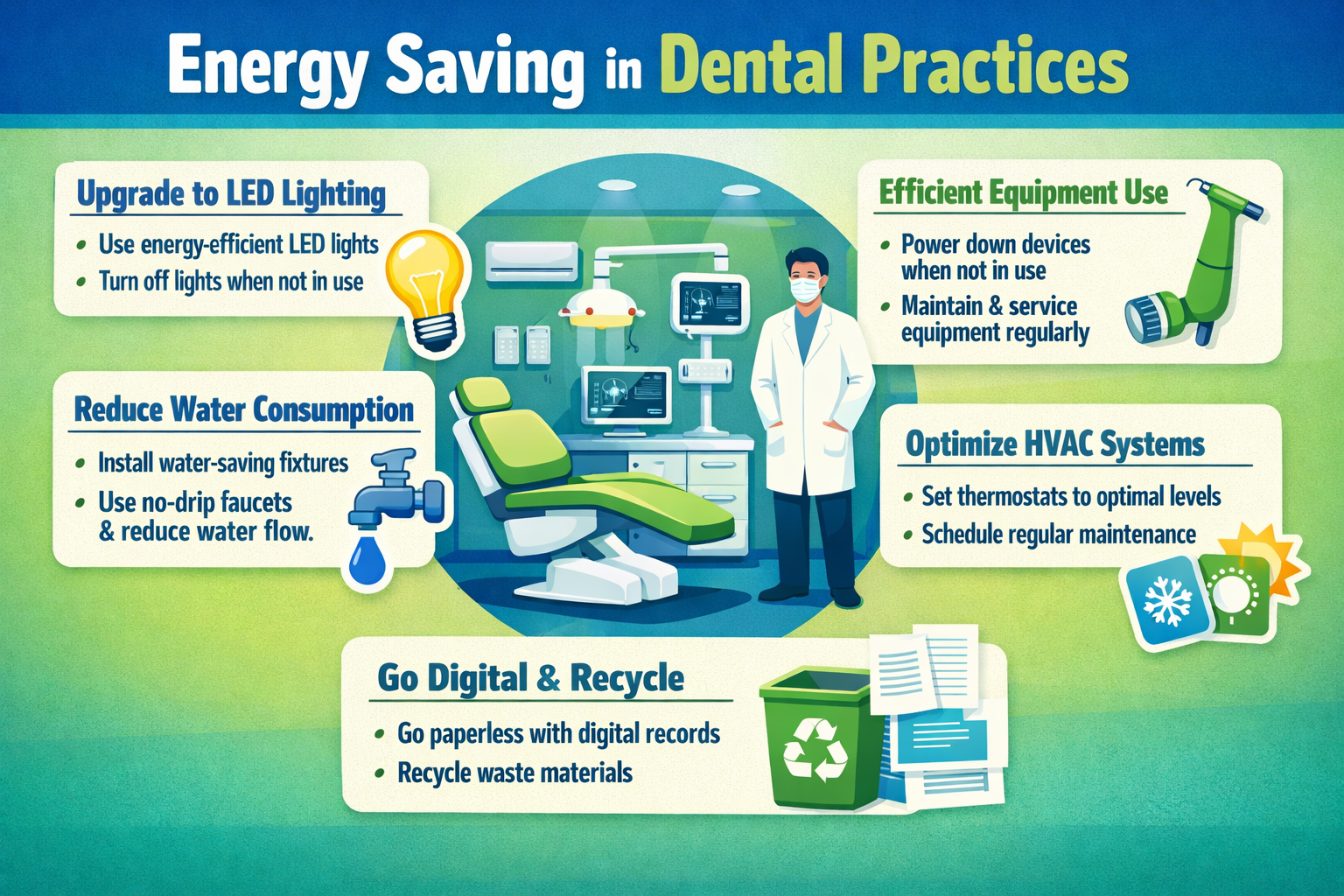 Energy Saving in Dental Practices: A Smarter Way to Cut Costs and Carbon<br />
