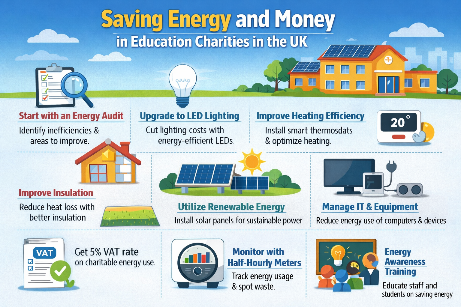 Saving Energy and Money in Education Charities in the UK